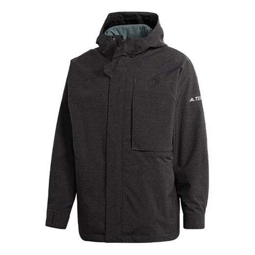 

Куртка Men's adidas Outdoor 3 In 1 logo Sports Hooded Jacket Black, черный