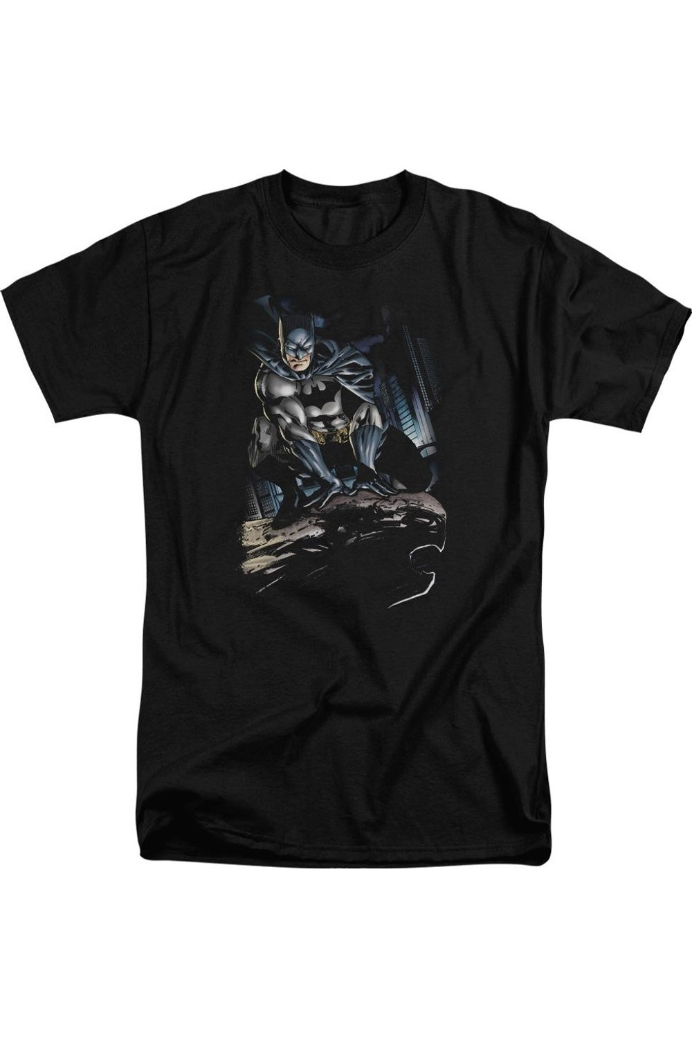 

Футболка Batman Perched с коротким рукавом для взрослых Gildan, черный