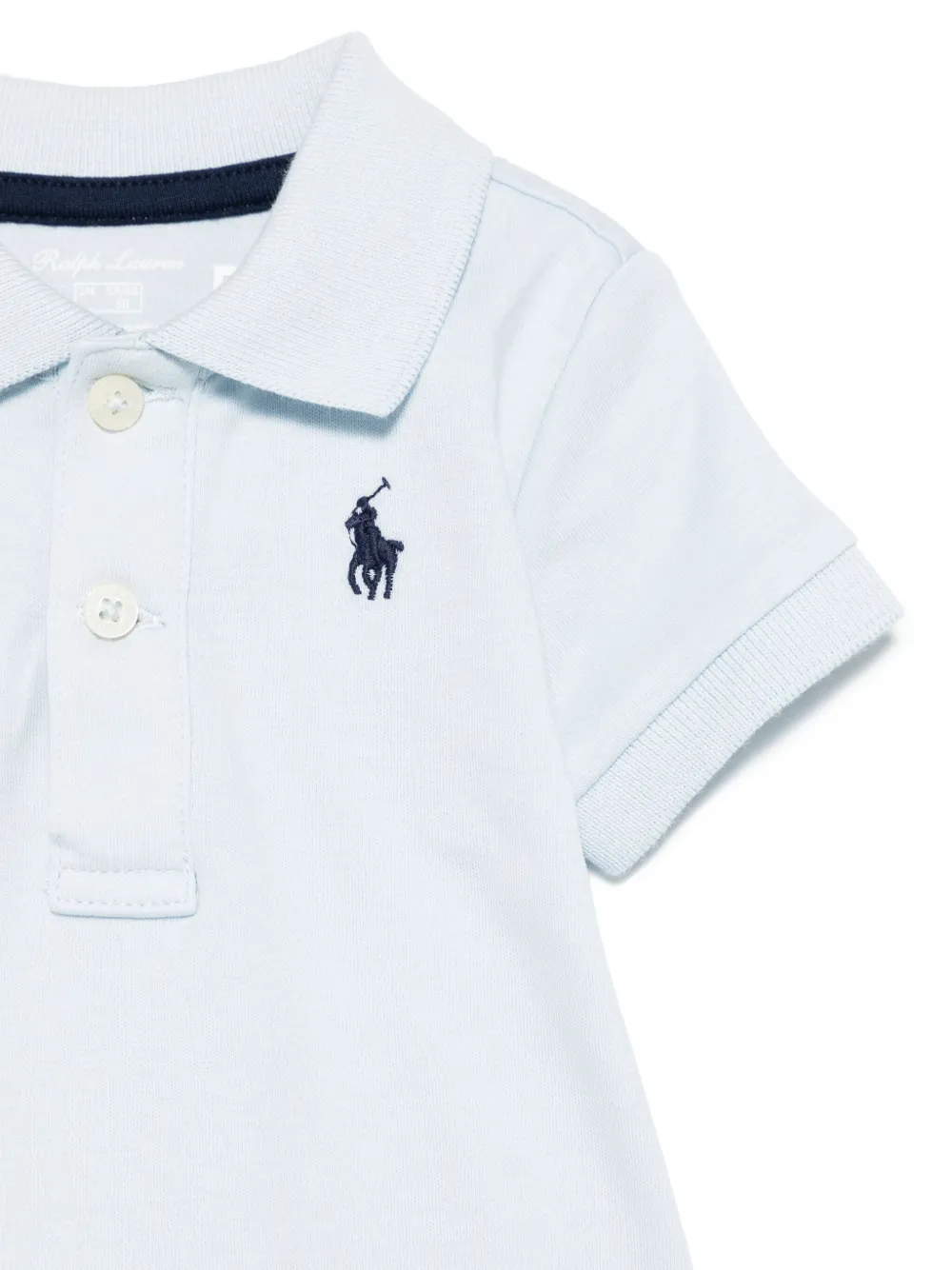Боди с вышивкой Polo Pony POLO RALPH LAUREN KIDS, синий — фото 3