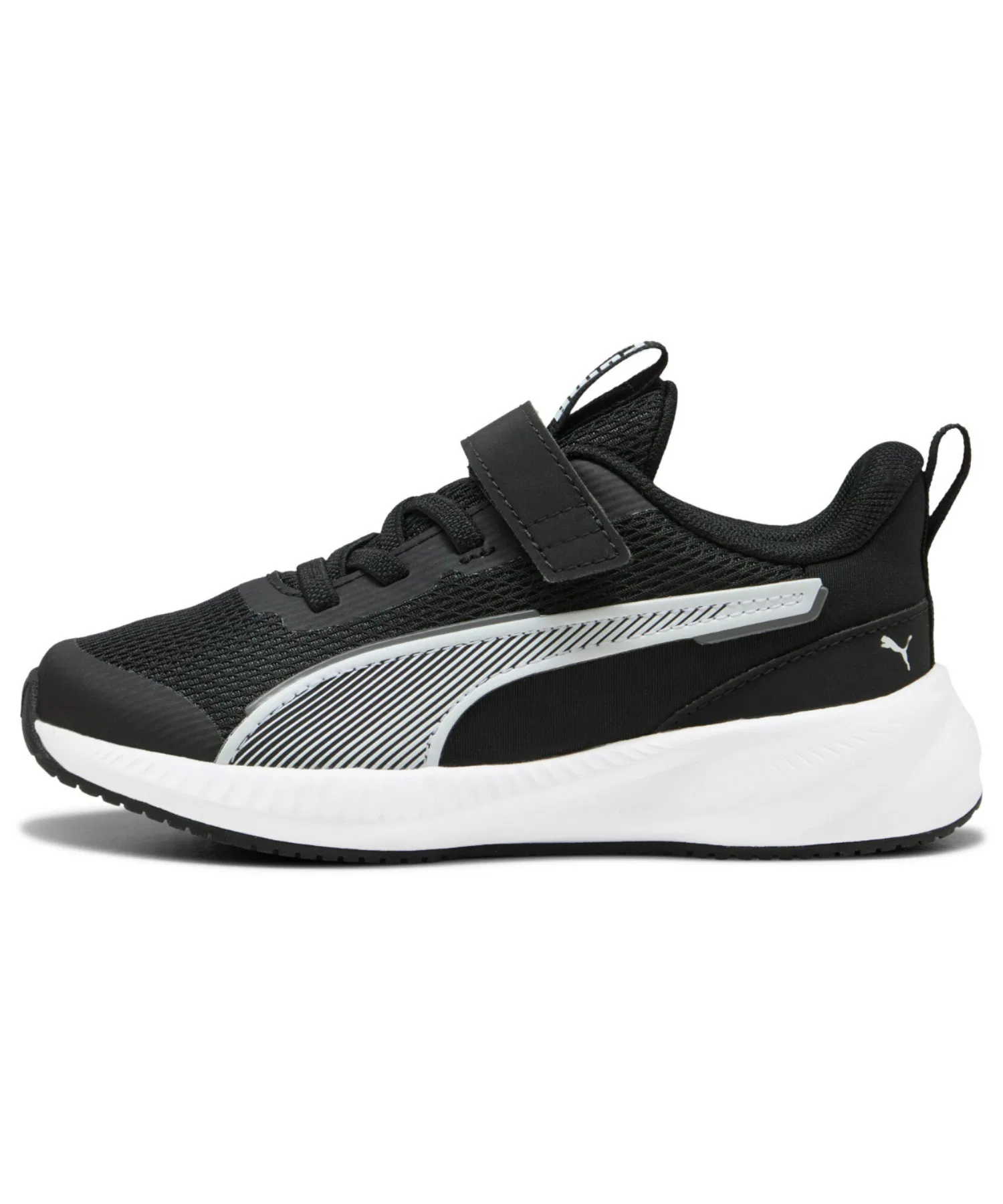 Детские кроссовки PUMA Flyer 3 AC+ PS чёрно-белые
