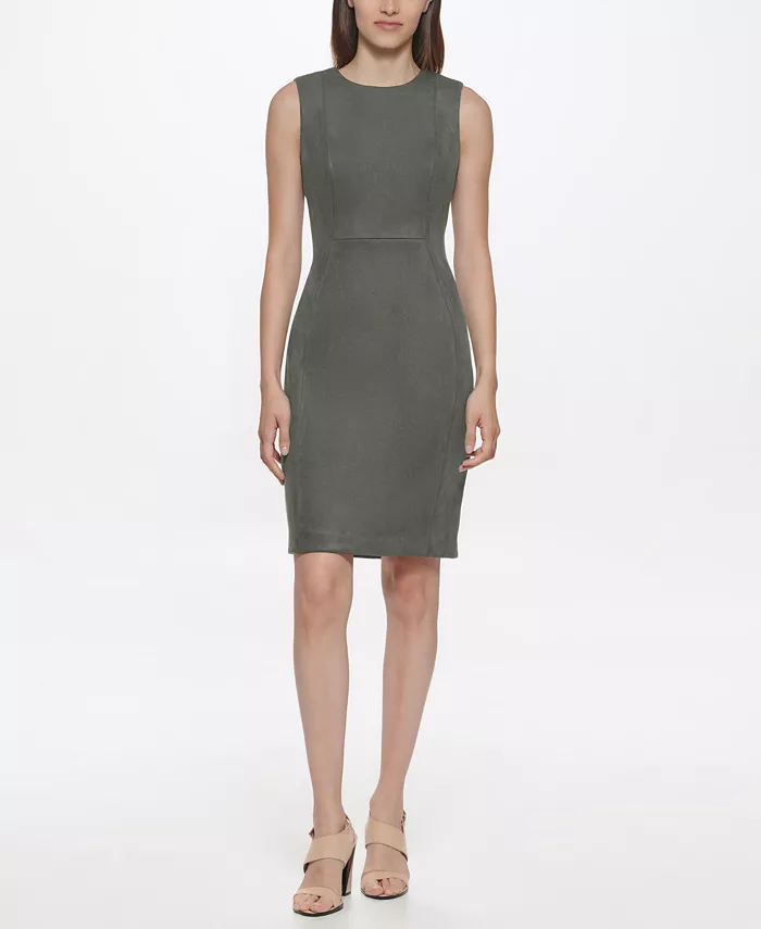 

Женское платье-футляр без рукавов Calvin Klein