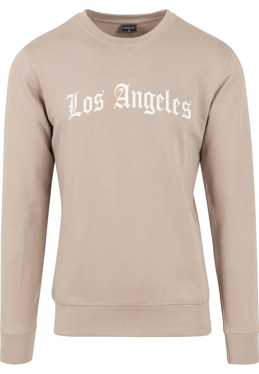 

Свитер MisterTee с круглым вырезом "MisterTee Men's Los Angeles Wording Crewneck", цвет Darksand