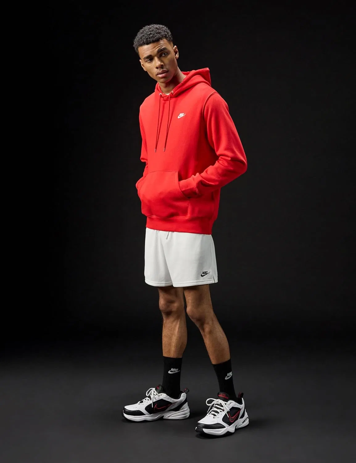 Кроссовки Nike Air Monarch IV для фитнеса (мужские), 3-White Black Varsity Red — фото 2