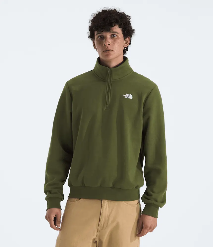 

Мужская куртка Evolution Simple Dome с застежкой-молнией на ¼ The North Face, Woodland Green