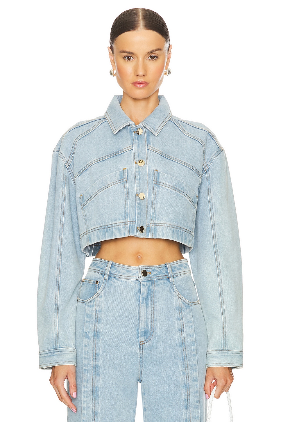 

Куртка эймсбери Acler, цвет mid wash