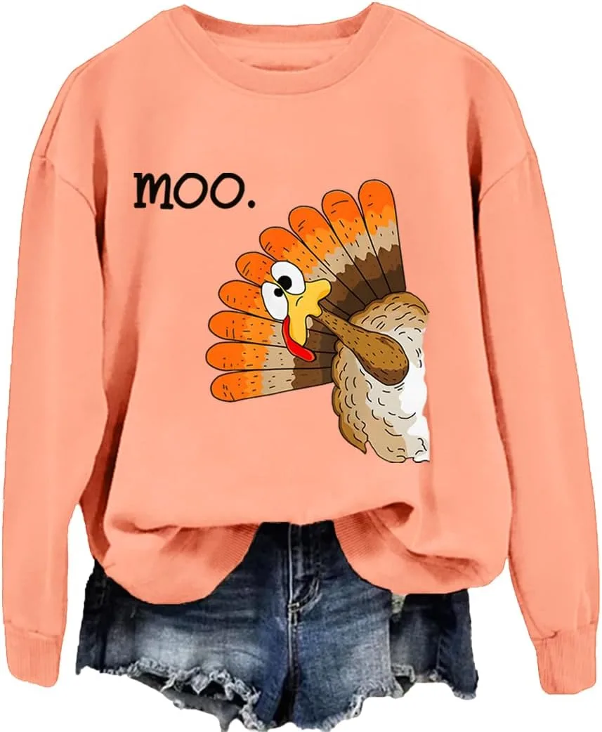 

Толстовка с капюшоном Turkey Moo