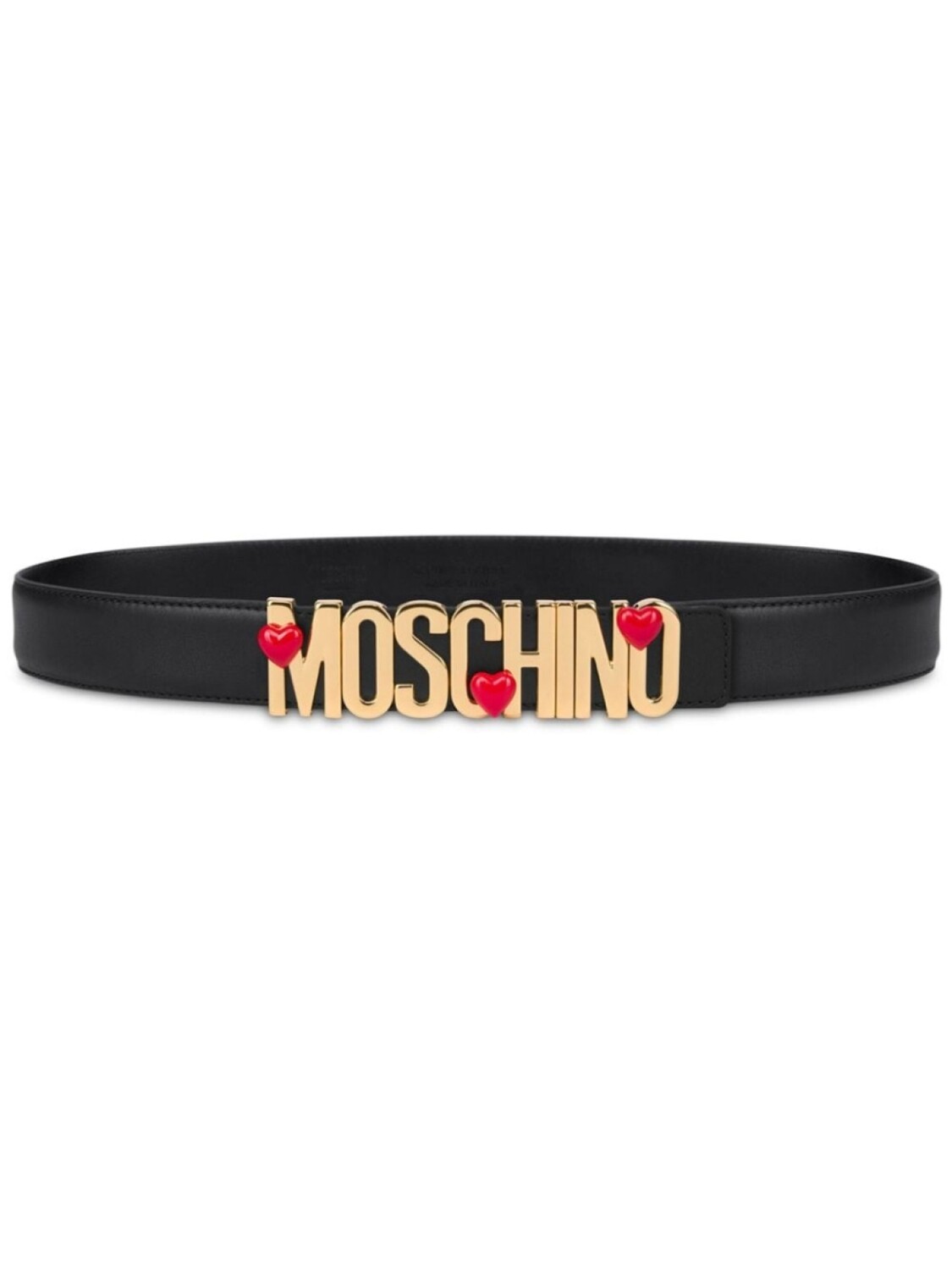 

Moschino ремень с пряжкой-логотипом, черный