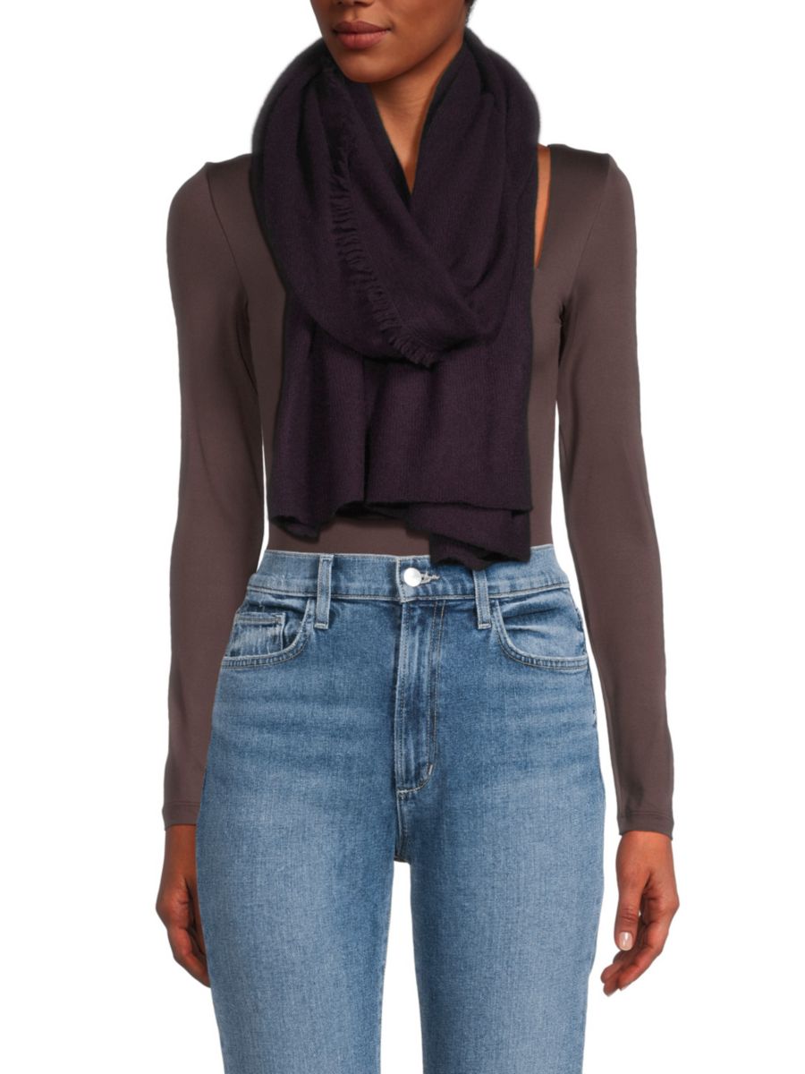 

Кашемировый шарф Amicale, цвет Dark Purple