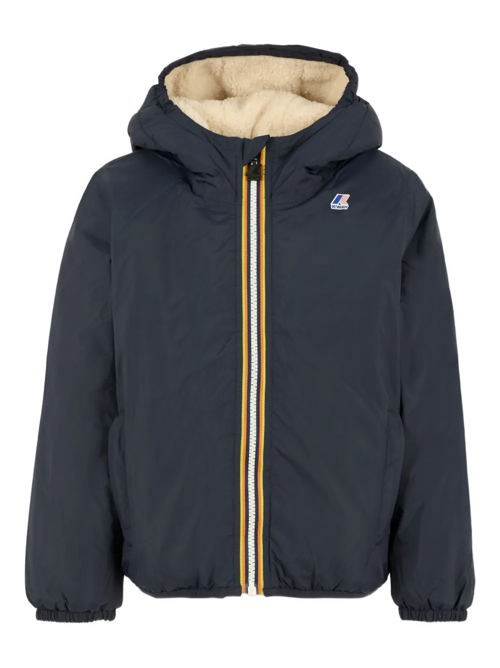 

Куртка с флисовой подкладкой и капюшоном K Way Kids, синий