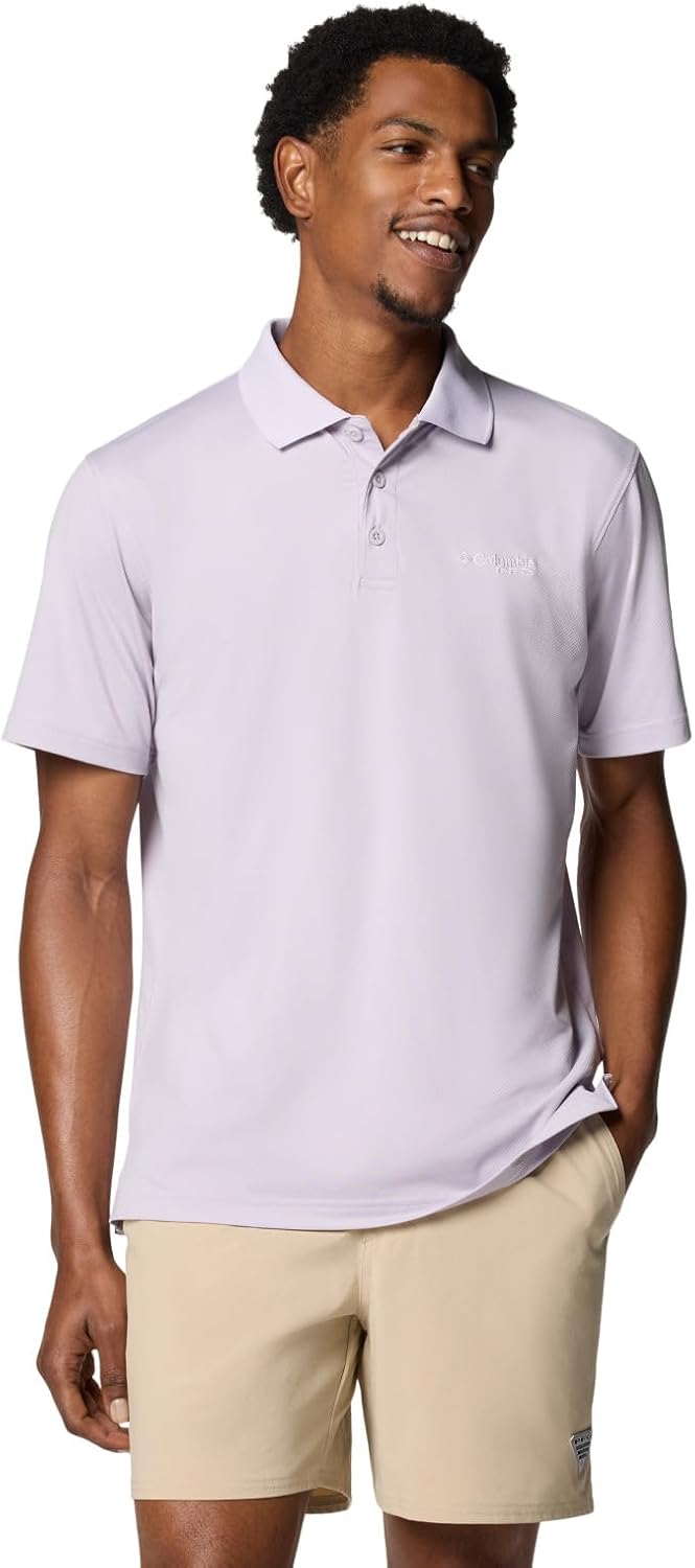 

Columbia мужская футболка-поло Low Drag Offshore, Lavender Pearl, Белый, Columbia мужская футболка-поло Low Drag Offshore, Lavender Pearl