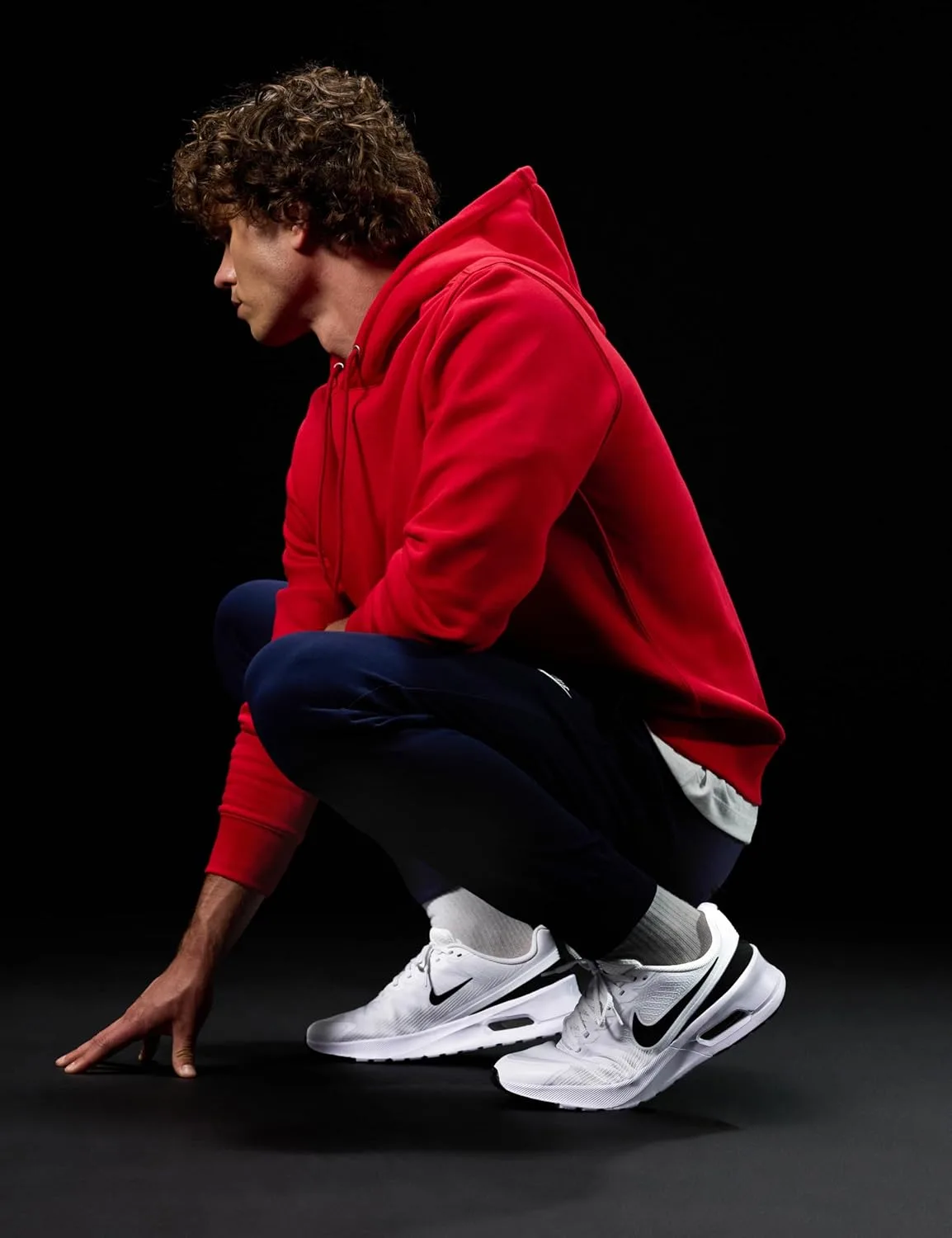 Мужские кроссовки Nike Air Max Nuaxis FD4329, белый/черный — фото 2
