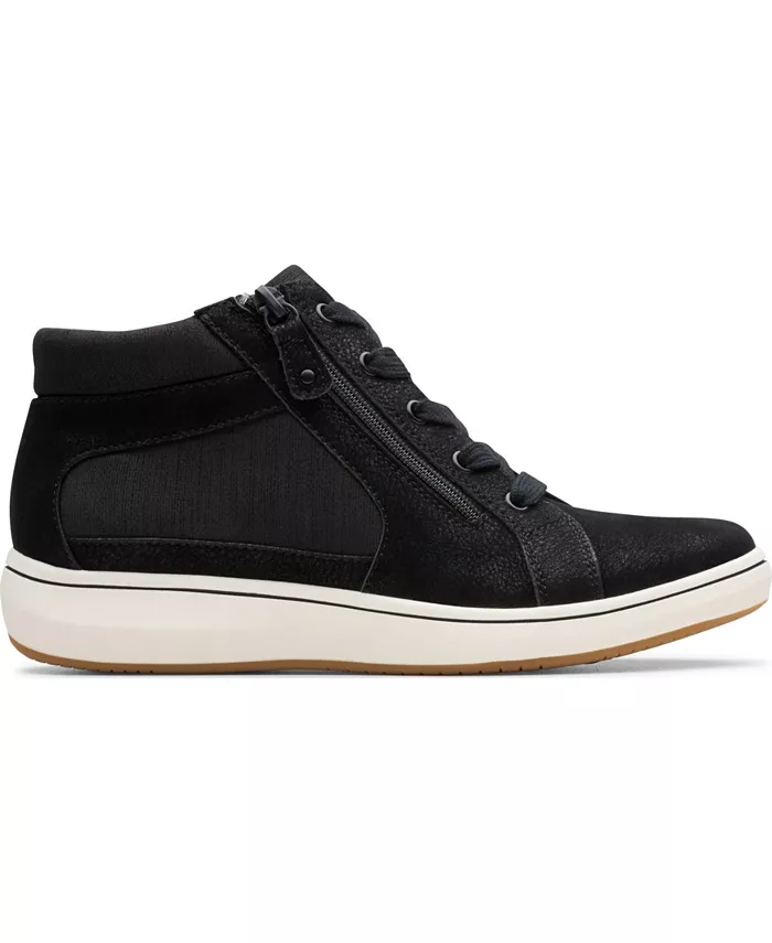 Женские кроссовки BreezeSky Rae на шнуровке Clarks, черный — фото 2