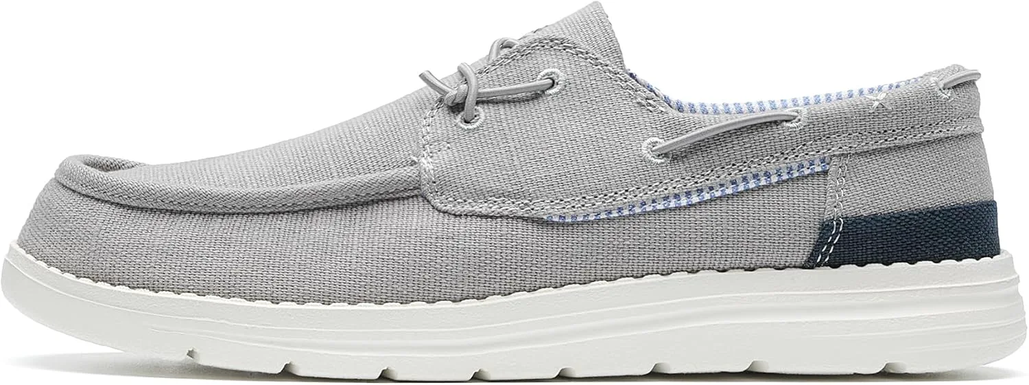 

Мужские лоферы-слипоны Bruno Marc, повседневные мокасины, серый