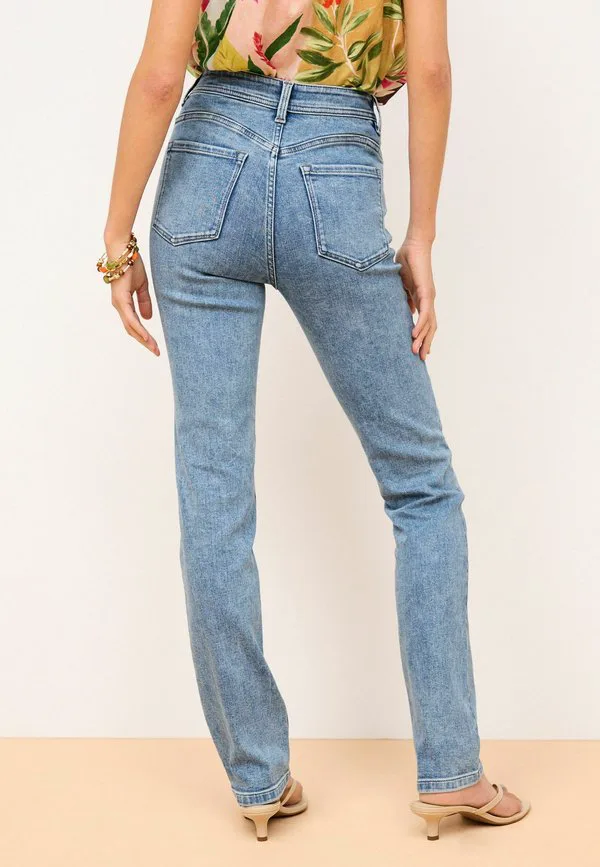 Супермягкие джинсы облегающего кроя Next, Authentic Mid Blue — фото 3