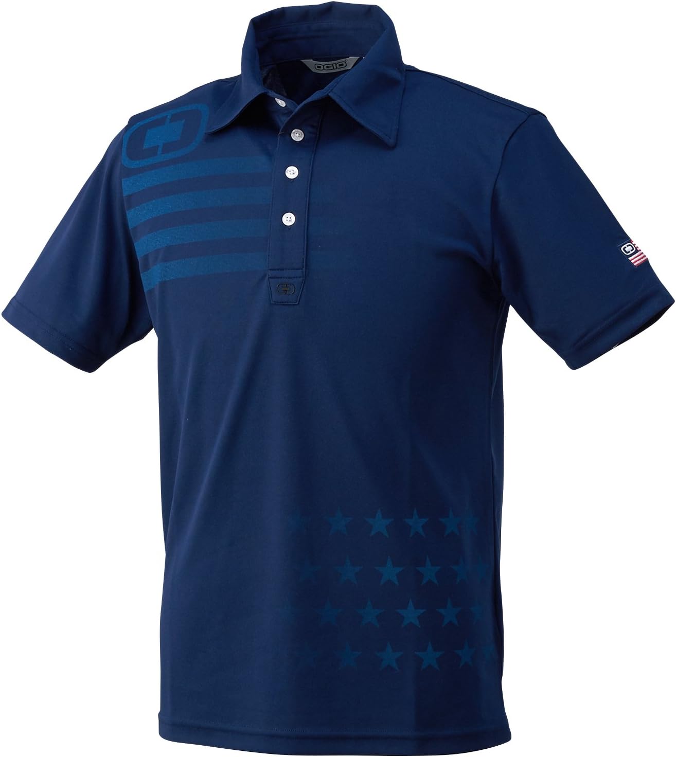 

Мужская рубашка для гольфа Ogio 766602, темно-синий