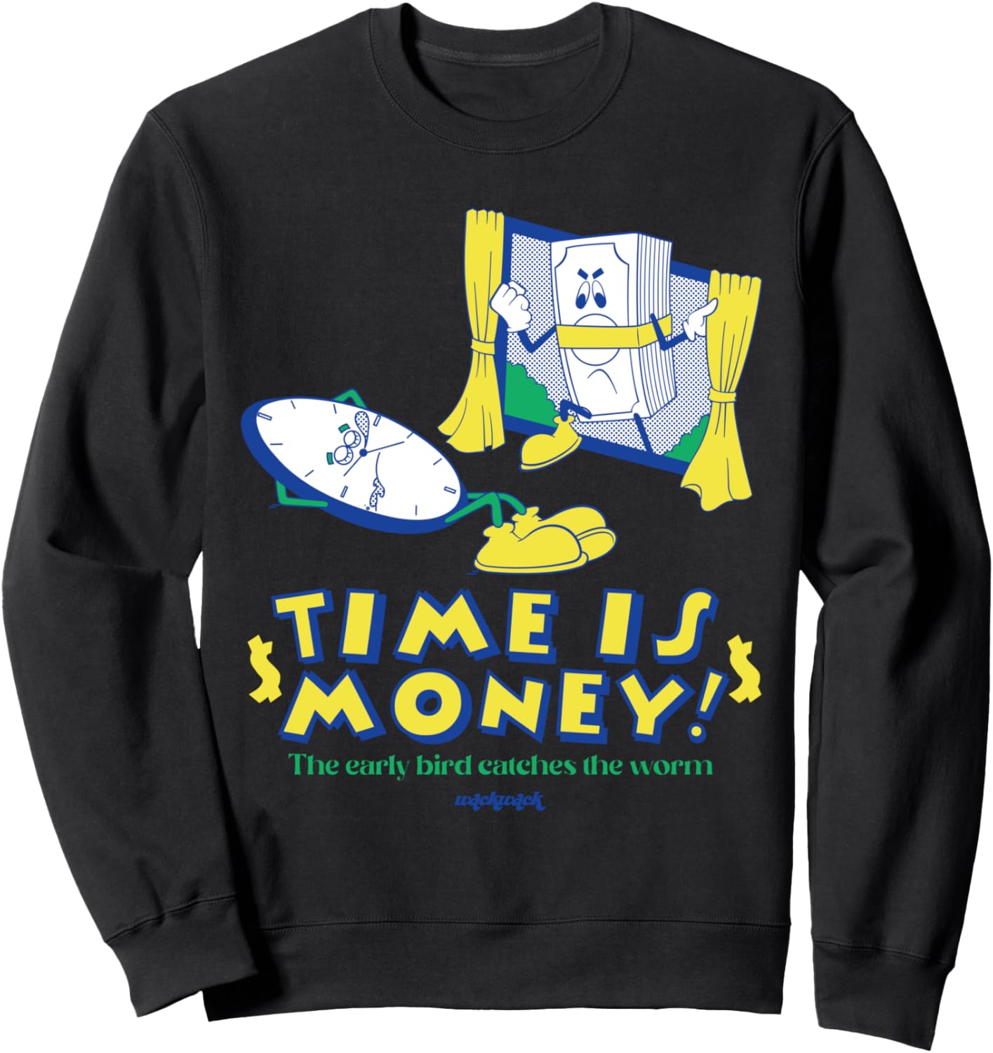 

Время - деньги! (HYPE T FES) Толстовка Wackwack, черный