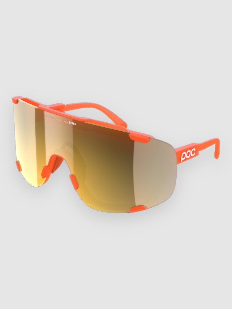 

Солнцезащитные очки POC Devour Fluo. Orange Translucent Sonnenbrille, clarity rd/prtly sny gld
