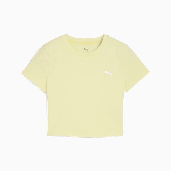 Детская футболка для больших детей Puma Wardrobe Essentials, желтый — фото 4