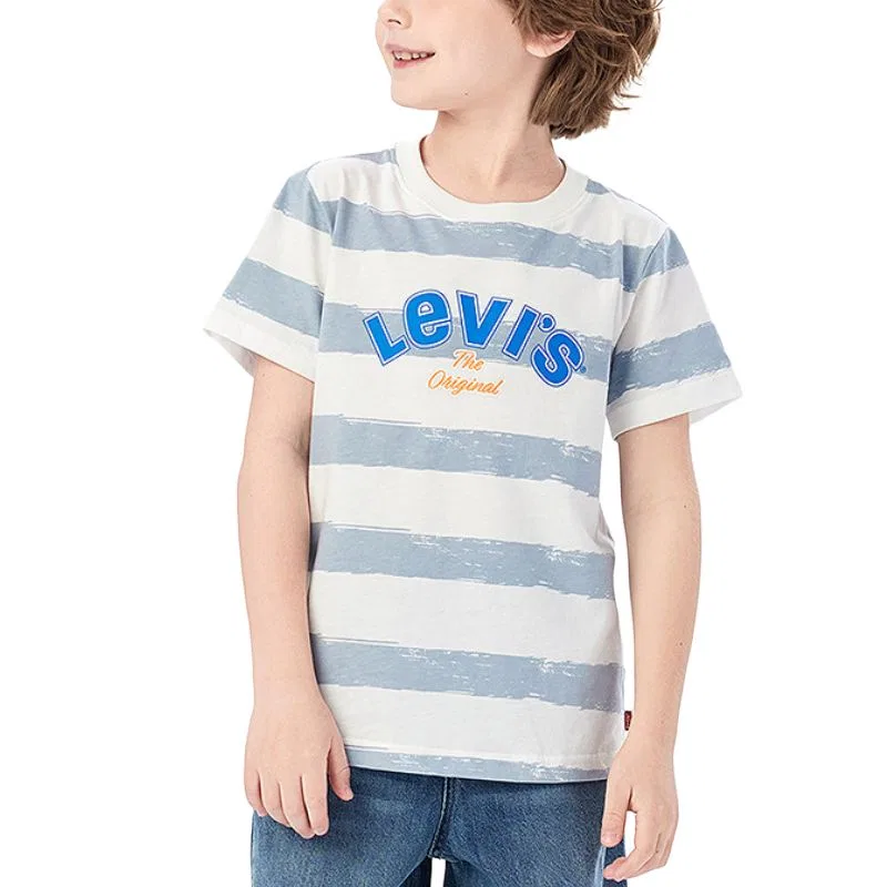Детская футболка с круглым вырезом Levis, Blue Mist