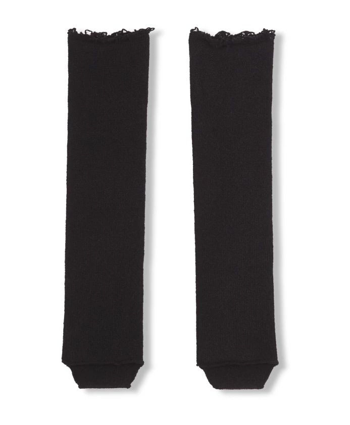 

Носки с открытым носком и подогревом в форме пятки Cortana, черный