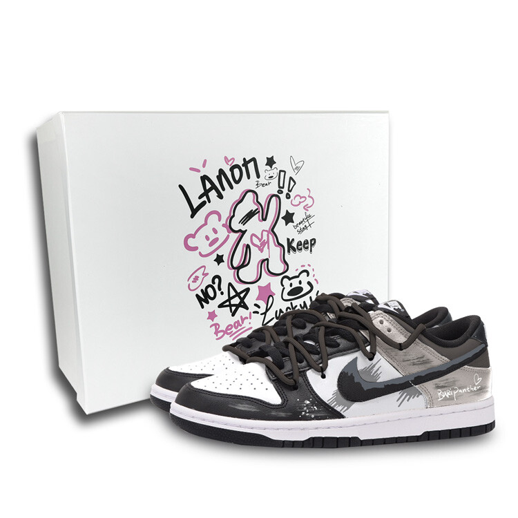 

Кроссовки Nike Dunk Skateboard Shoes Unisex Low-Top Gray, Серый, Кроссовки Nike Dunk Skateboard Shoes Unisex Low-Top Gray