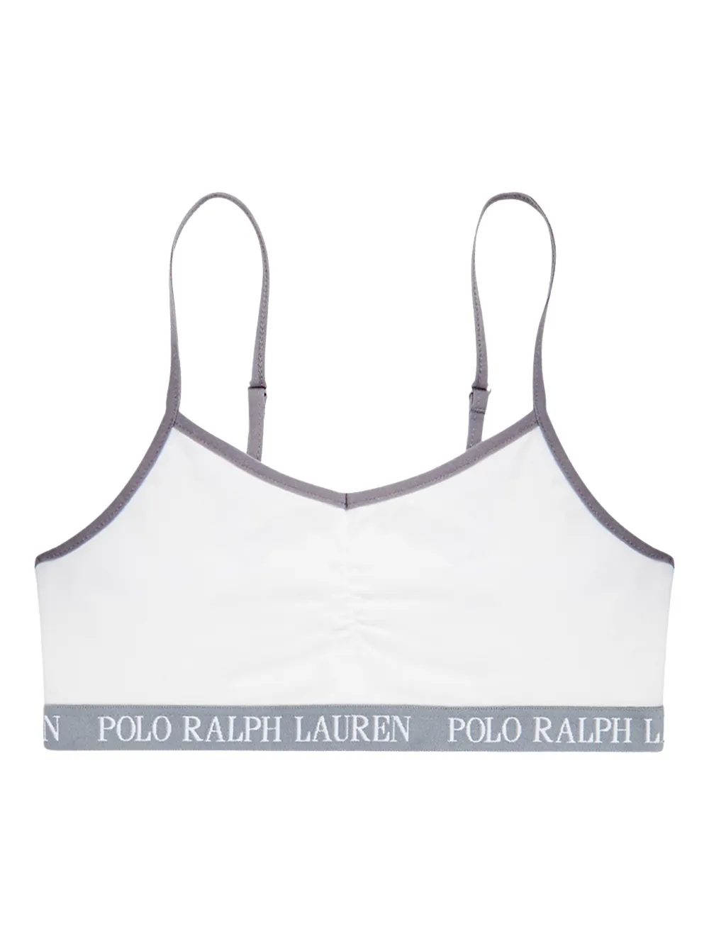 Бюстгальтеры-бралетты с логотипом (комплект из 2 шт.) POLO RALPH LAUREN KIDS, белый — фото 2