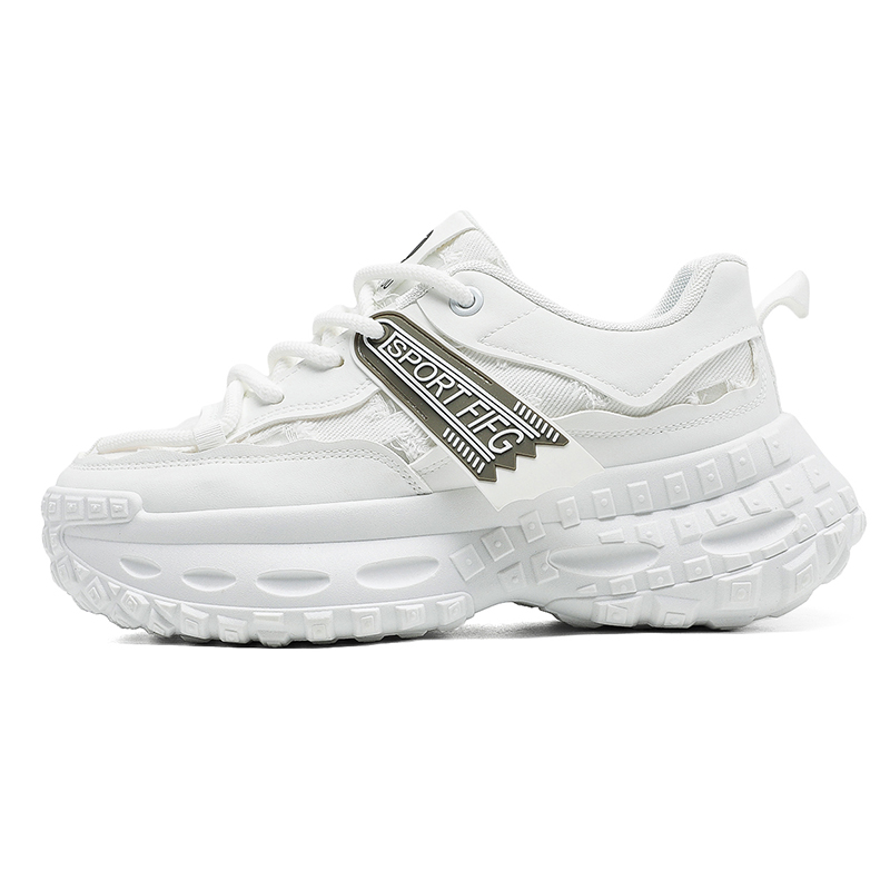 

TELENT Износостойкие дышащие кроссовки на низком ходу для мужчин в белом цвете, цвет White