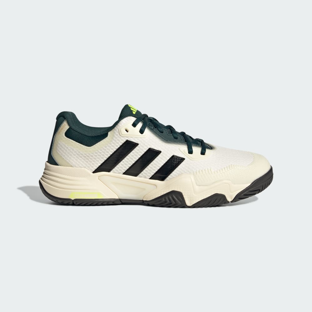 

Кроссовки Adidas Solematch Control 2 Tennis Shoes, цвет Off White/Silver Metallic/Aurora Ivy