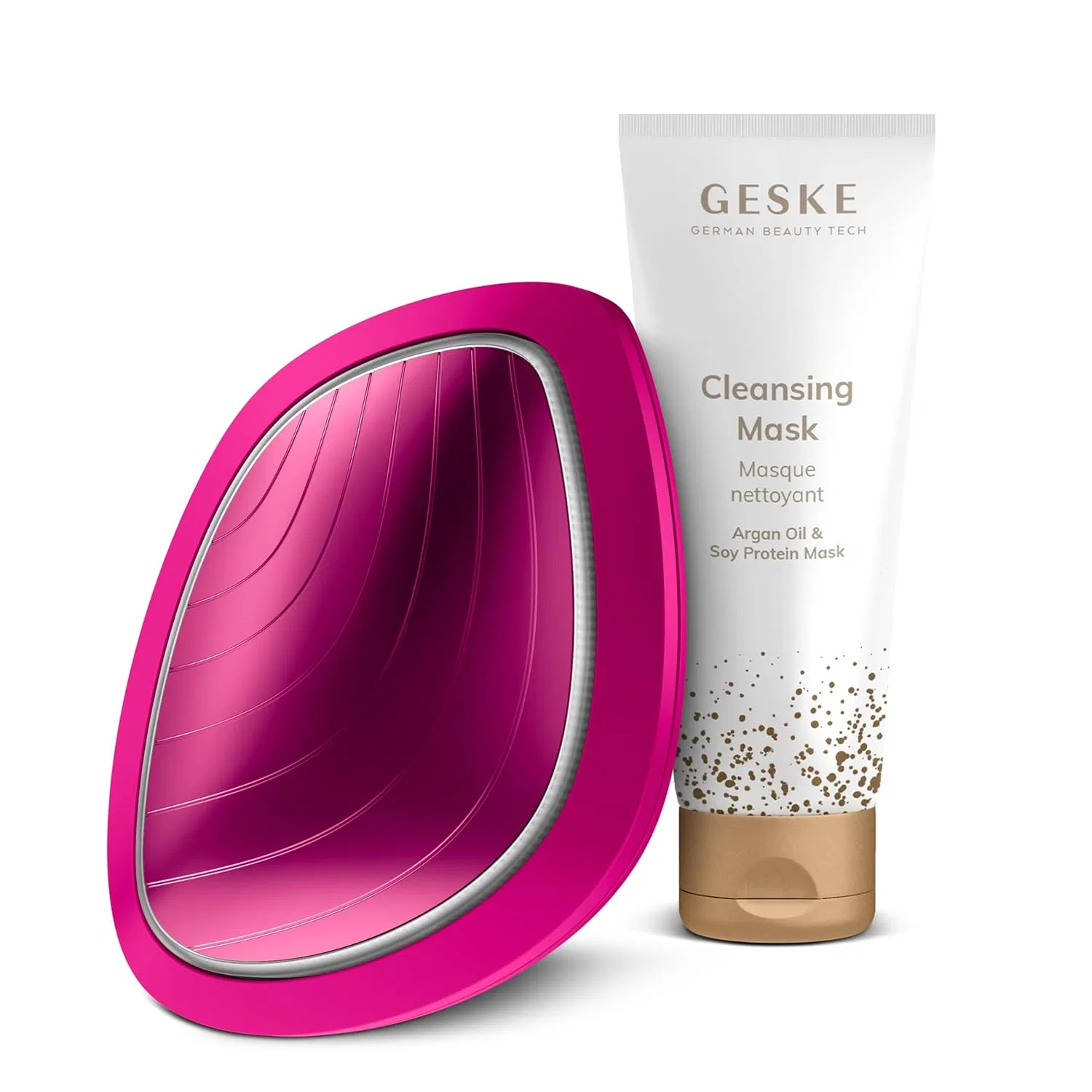 Маска для лица Geske — «SmartAppGuided Sonic Warm & Cool Mask 9 in » от , Magenta Cosmetic Bundle (Cleansing)