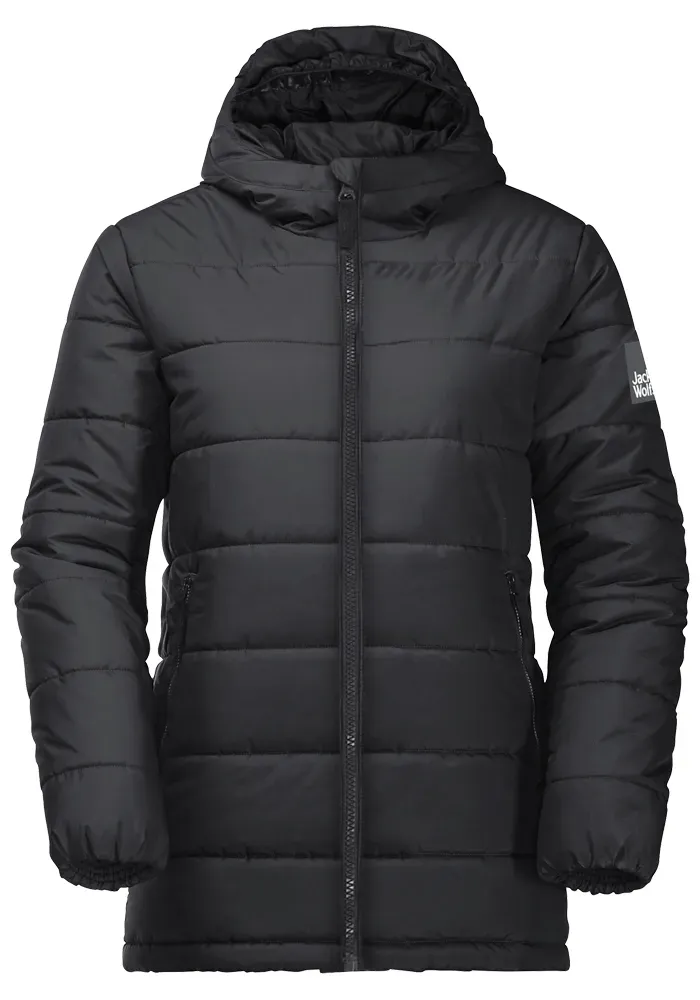 

Зимняя куртка Jack Wolfskin "SPIRIT INS LONG JACKET Y", с капюшоном, черный