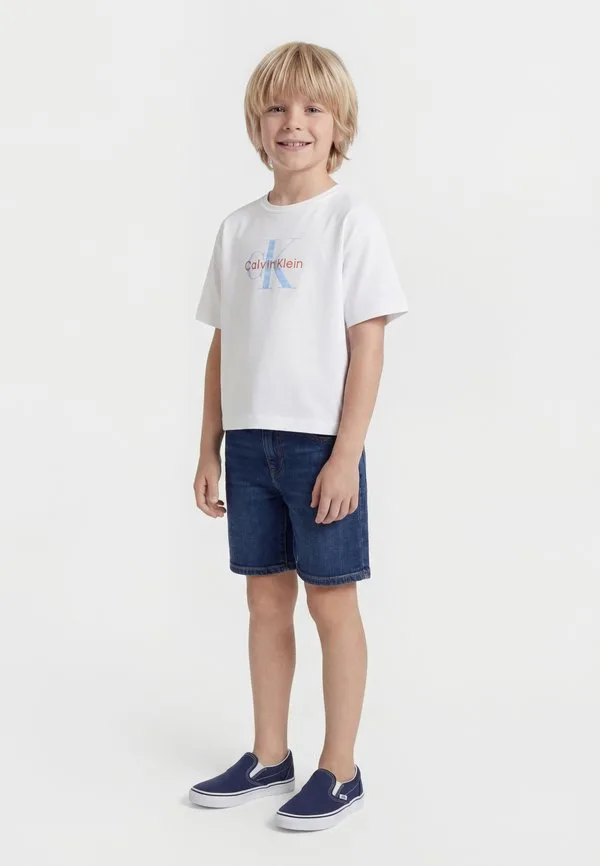 Сезонная футболка с монологом Calvin Klein Jeans, White