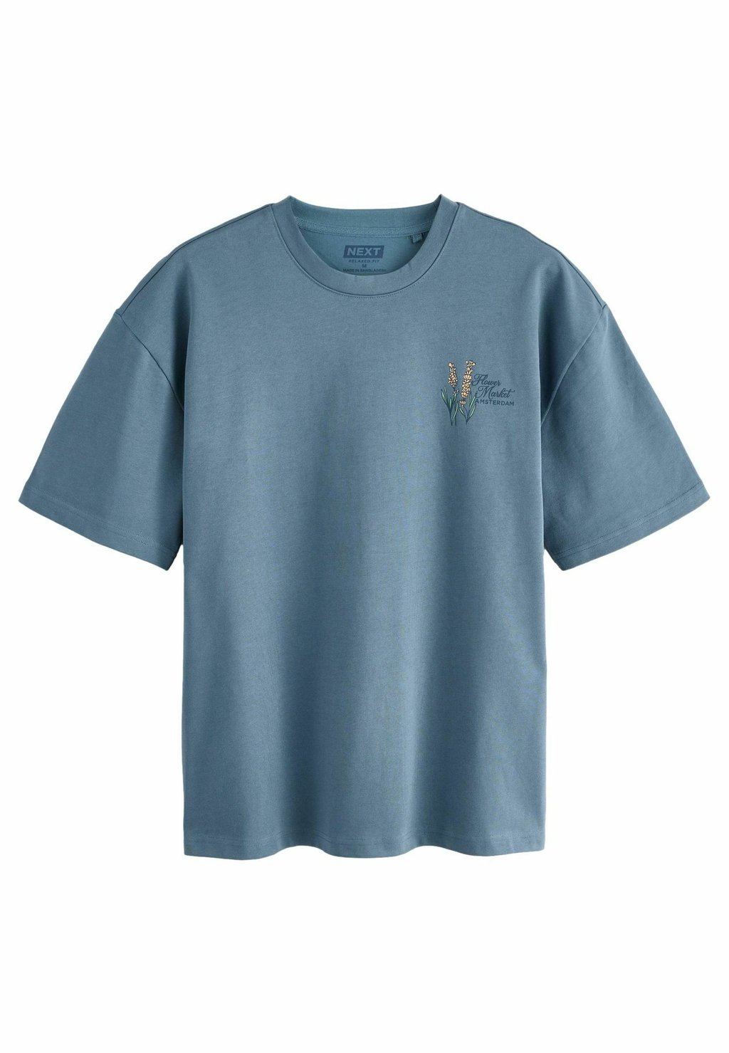 

Футболка с принтом RELAXED FIT GRAPHIC Next, синий