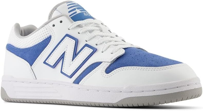 Мужские кроссовки New Balance 480 V1, White/Royal Blue — фото 4