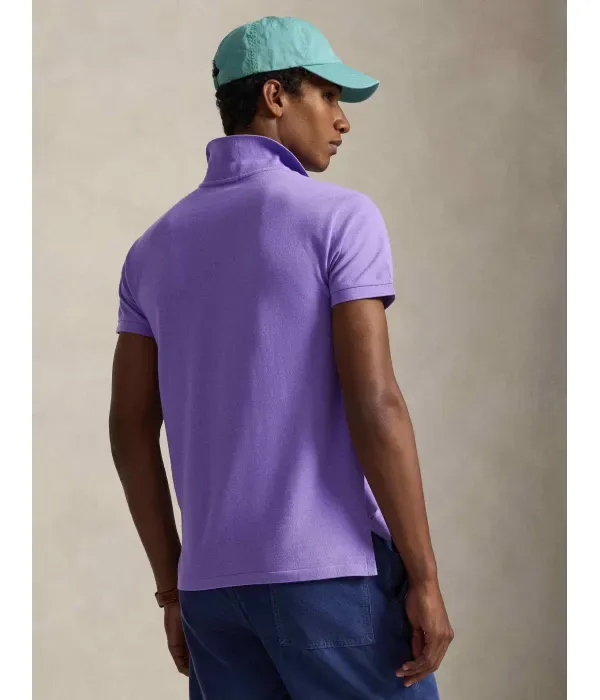 Полюс slim fit Polo Ralph Lauren, фиолетовый — фото 3