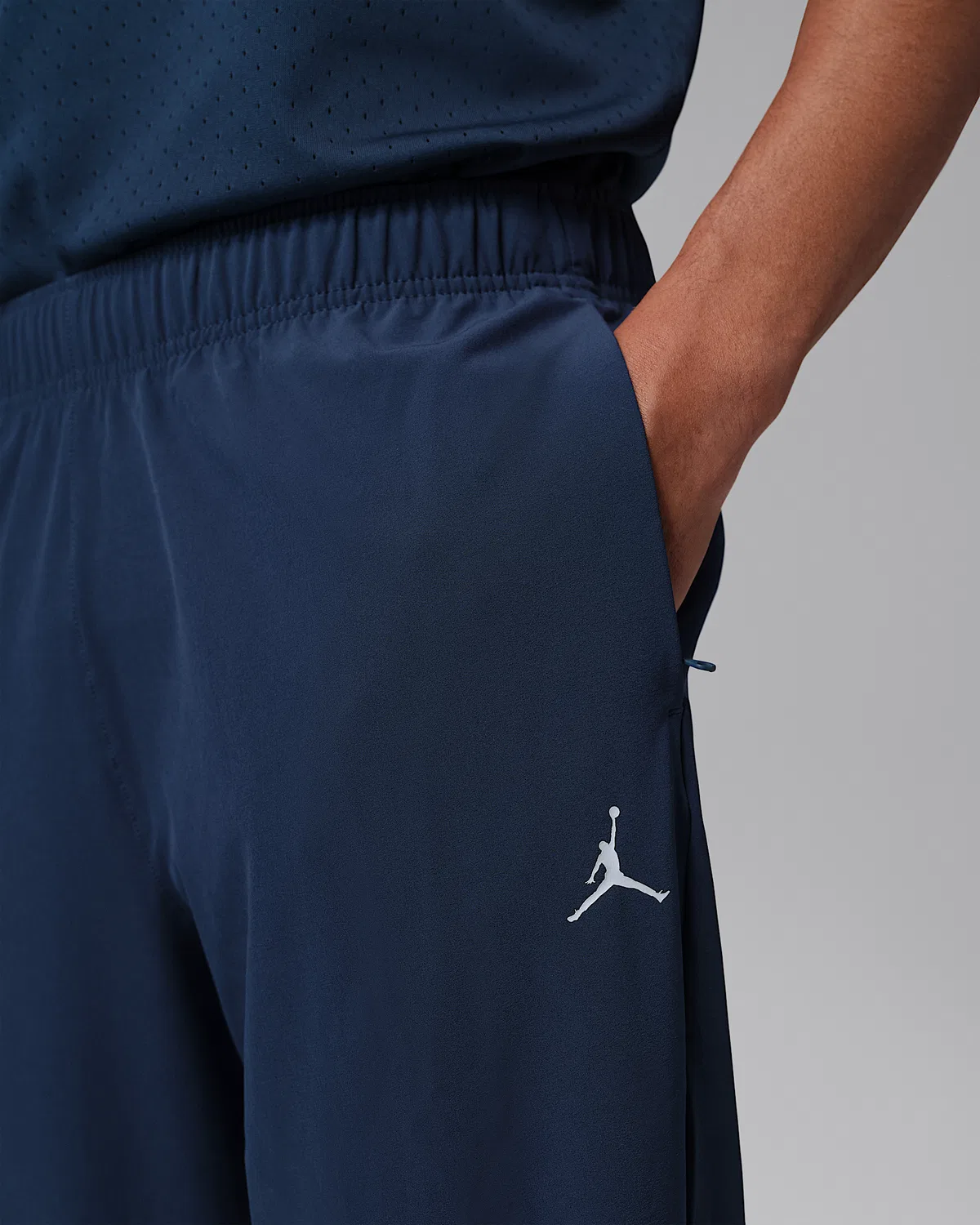 Мужские спортивные штаны Jordan Sport Essentials Dri-FIT Woven, Midnight Navy — фото 4