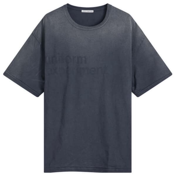 

Футболка с эффектом выцветания Uniform Experiment, черный