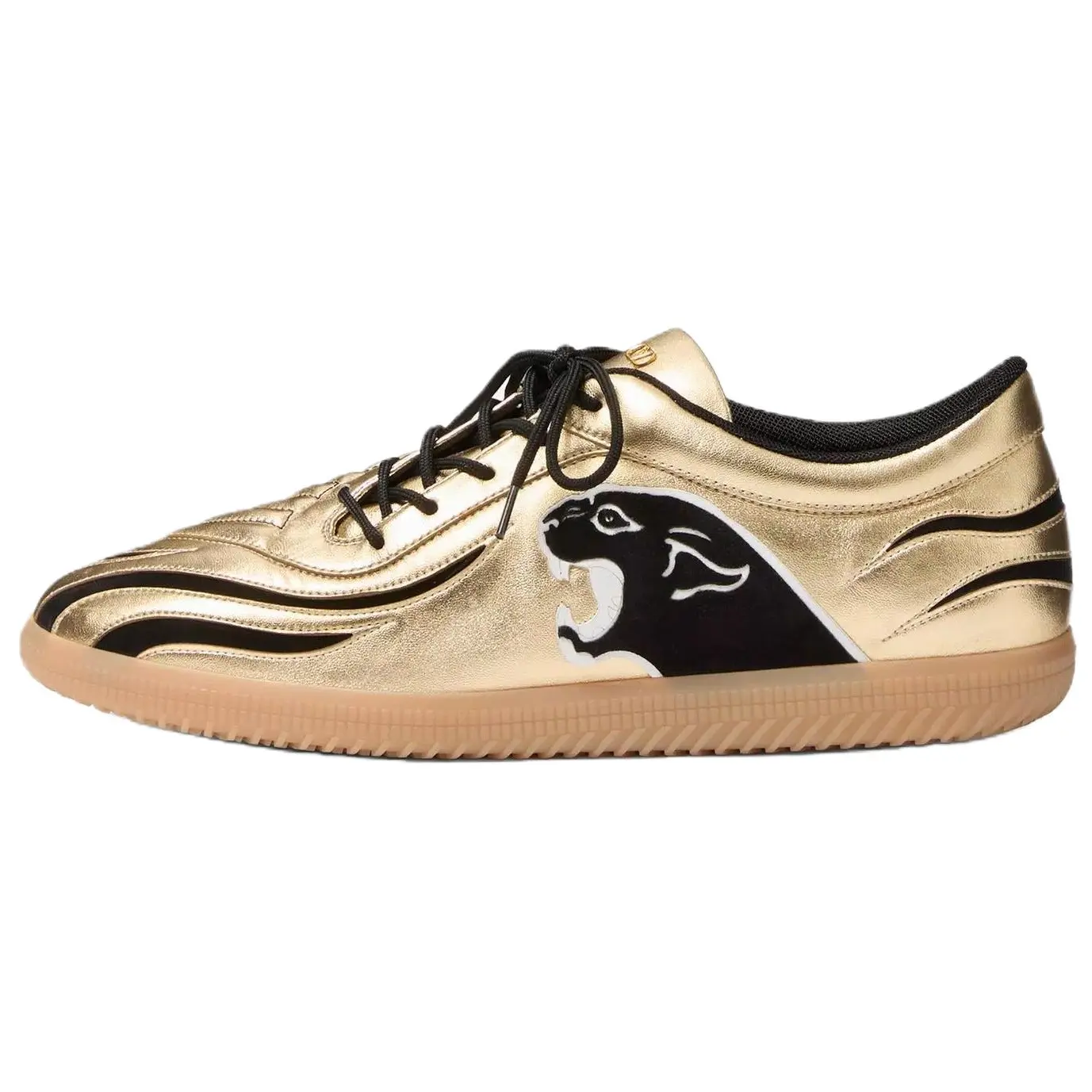 

Мужские низкие скейтбордные кроссовки GARAVANI Kicky, золотистого цвета Valentino, original shoe box included