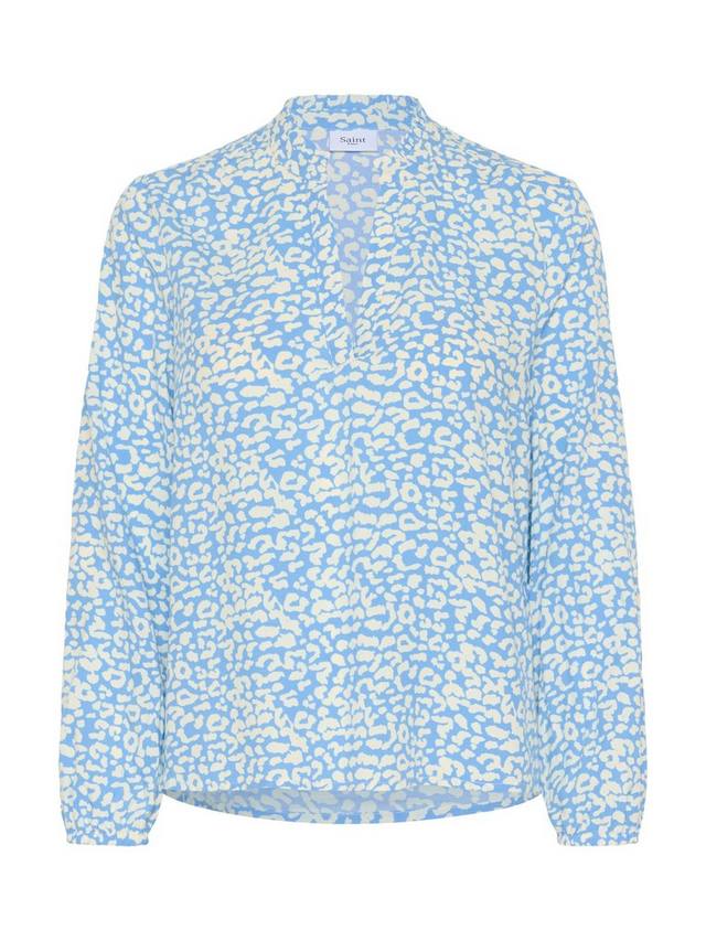 

Топ с животным принтом eda Saint Tropez, цвет Ethereal Blue