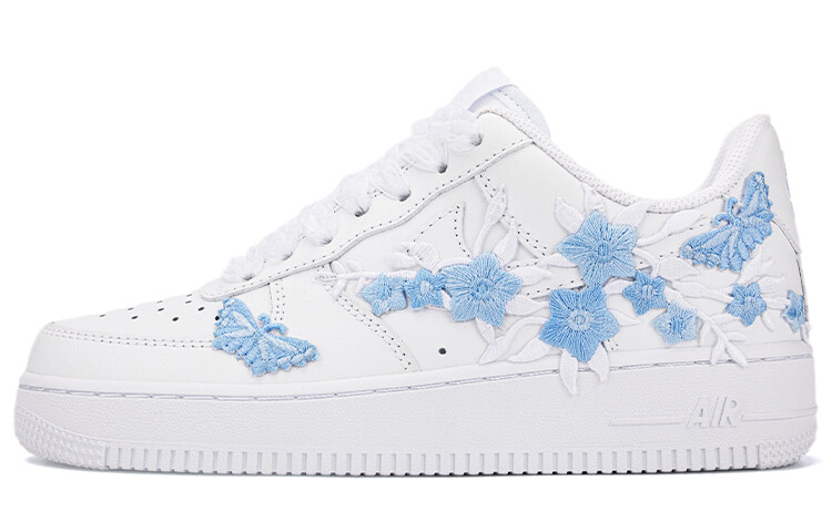 

Кроссовки Nike Air Force 1 Skateboard Shoes Women's Low-Top White Blue