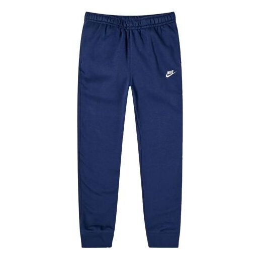

Брюки club sweat fleece casual sports long pants navy blue Nike, синий
