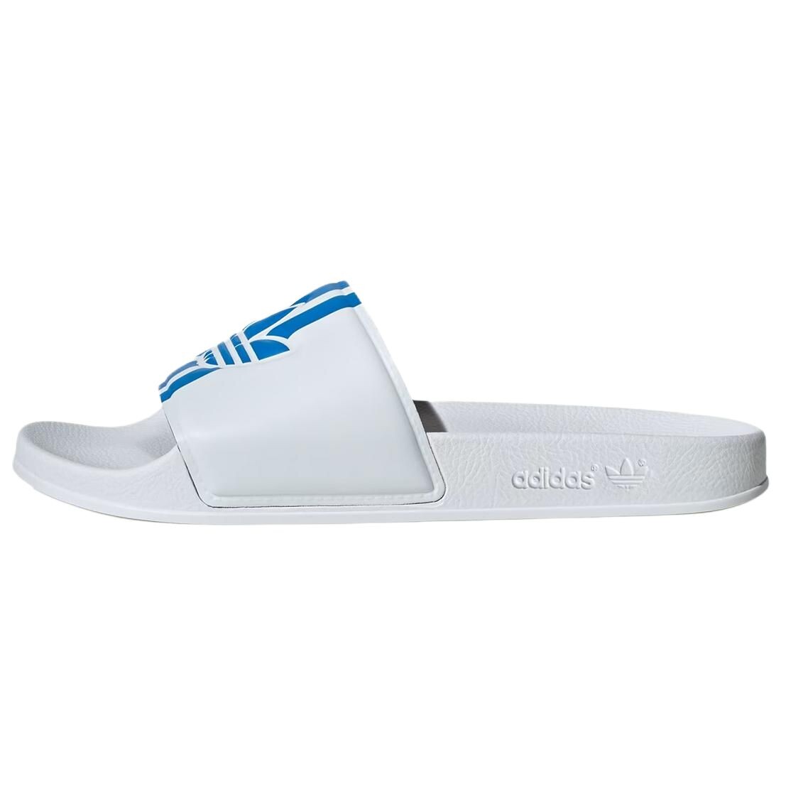 

Adidas Adilette Slides Cloud White Bright Blue Adidas Originals