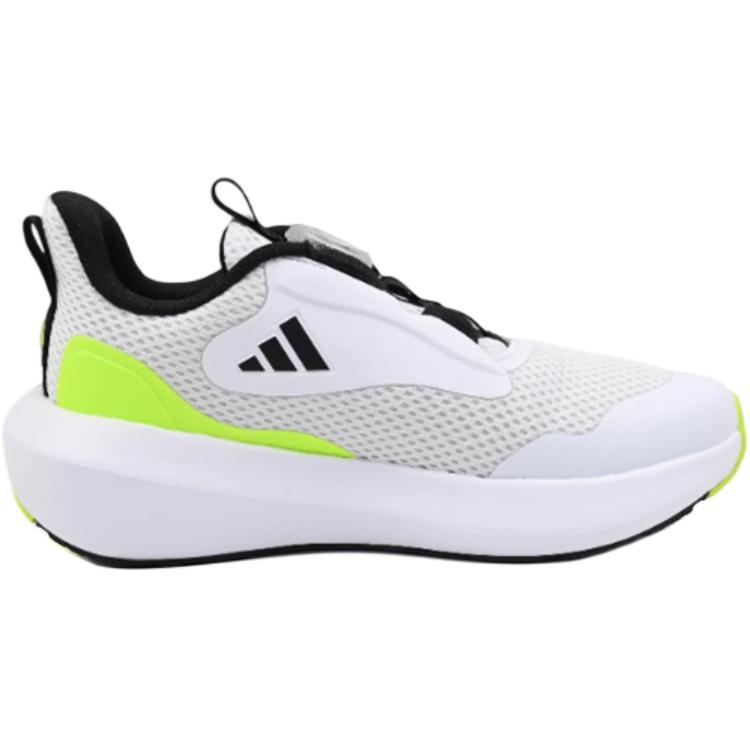 Детские кроссовки с низким верхом, устойчивые к скольжению и износу Adidas, белый — фото 2