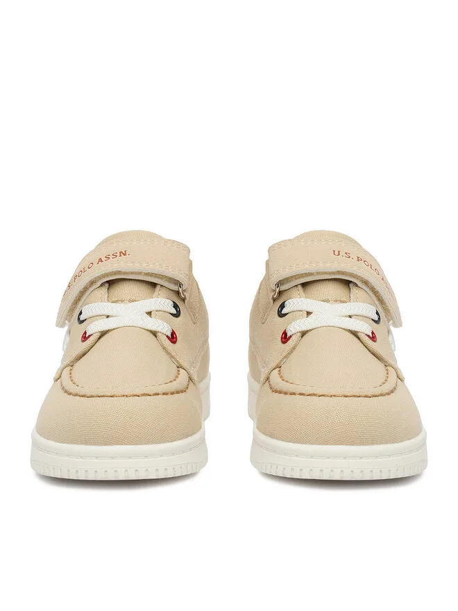 U.S. Polo Assn. Низкие туфли EO-MICHAL001K/6CY1 бежевые — фото 3