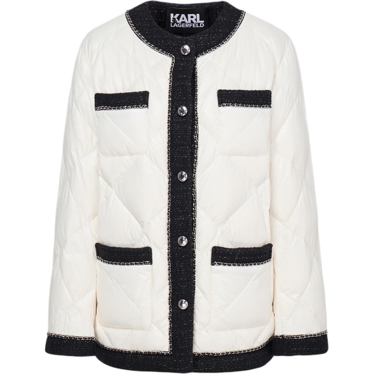 

Пуховик KARL LAGERFELD FW25 женский KARL LAGERFELD/Karl Lagerfeld Jeans, белый