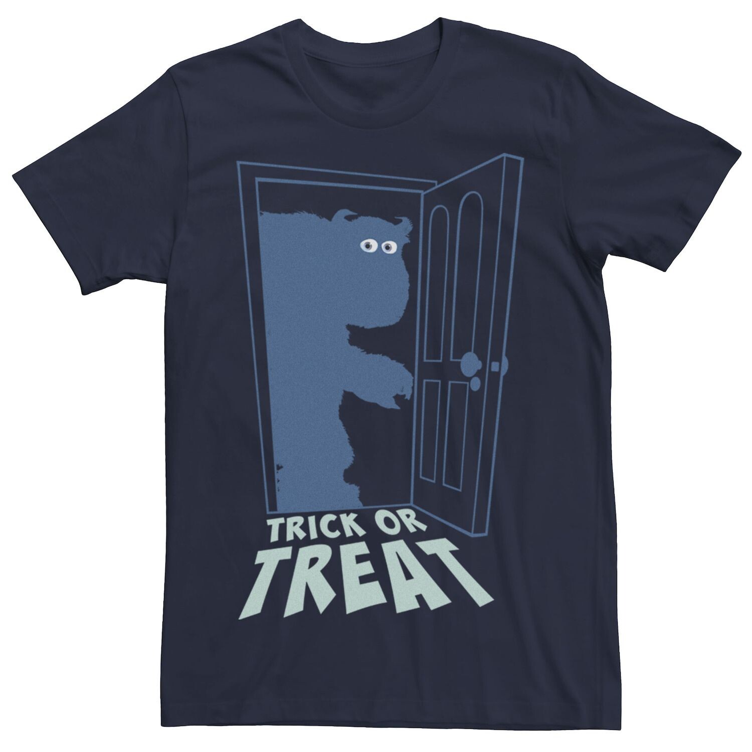 

Мужская футболка Disney/Pixar Monsters, Inc. Trick Or Treat Sully Silhouette Disney / Pixar, синий