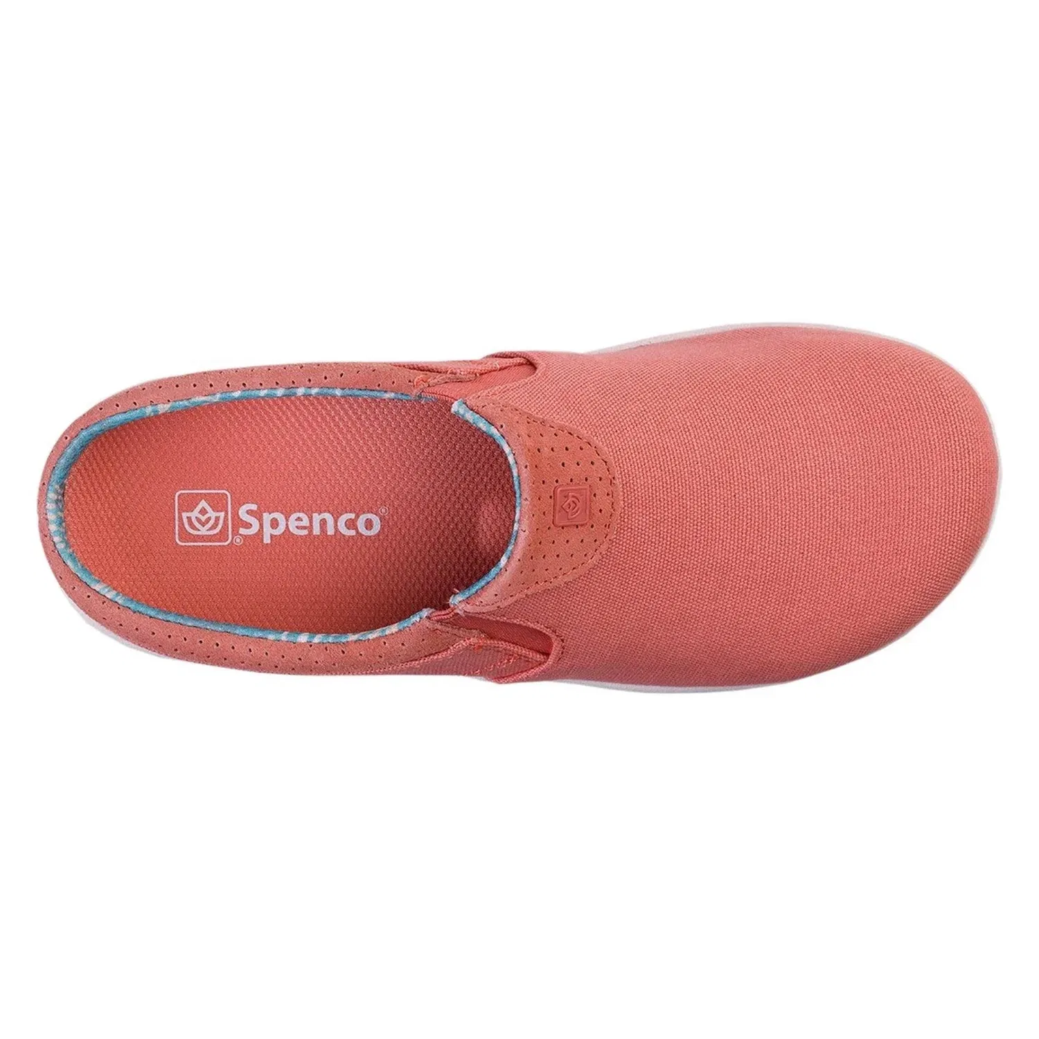 Мужские мюли Spenco Siesta Nuevo красного цвета с перфорацией и ортопедической стелькой, модель HAWK2254 — фото 4