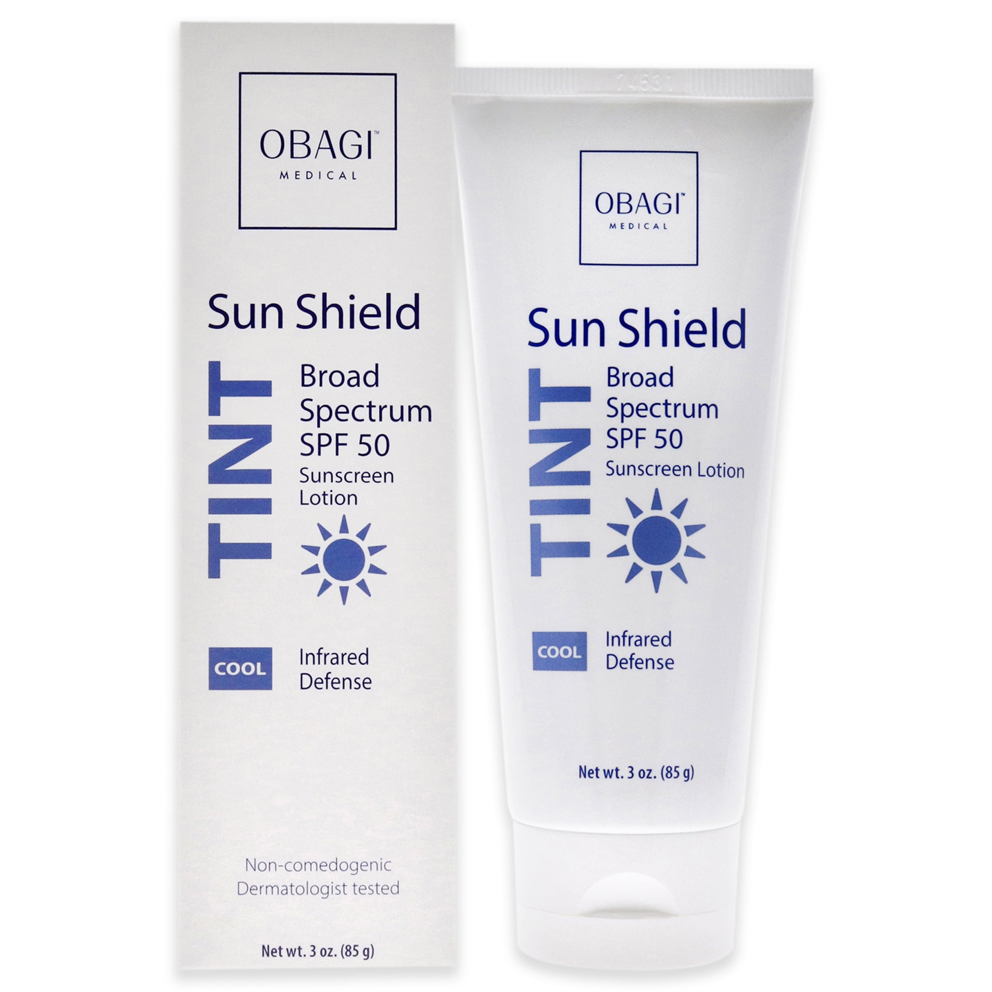

Солнцезащитный крем Sun Shield Tint SPF 50 - Cool от Obagi, для мужчин и женщин - 85 мл, прозрачный
