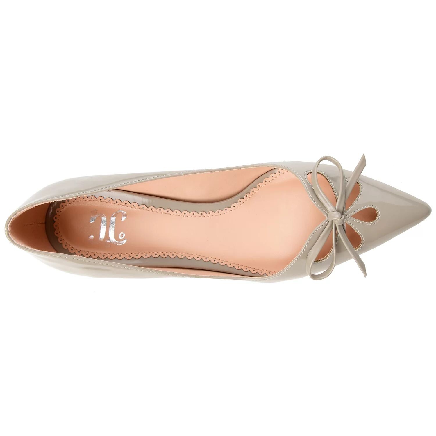 Женские туфли-лодочки с бантом Journee Collection Lutana Journee Collection, серый — фото 3