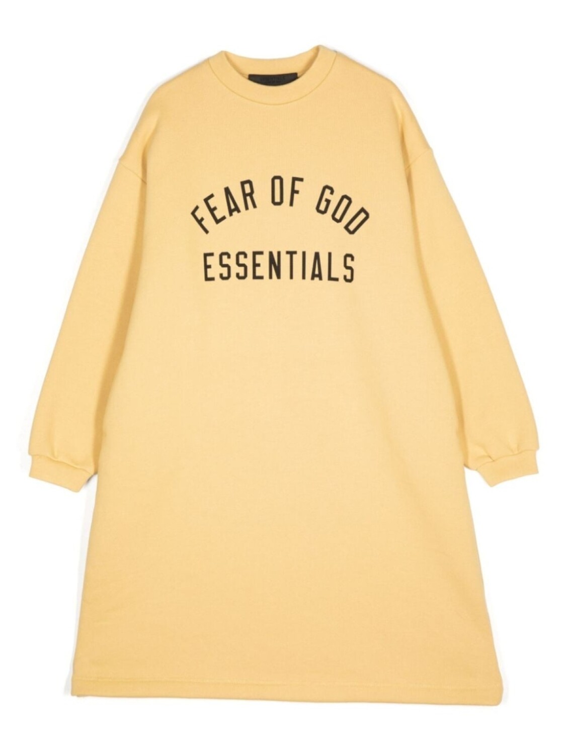 

FEAR OF GOD ESSENTIALS KIDS платье с логотипом, желтый