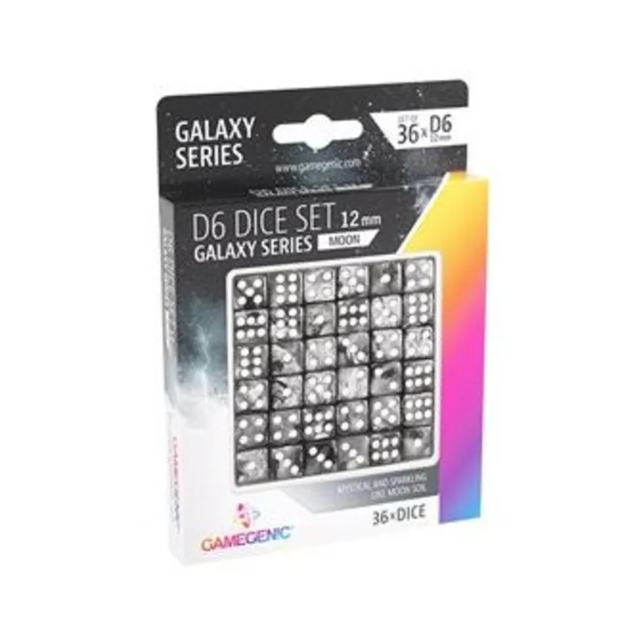 

Набор кубиков d6 12 мм — Луна (36), Dice (GameGenic)